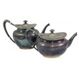 2 Gorham Silverplate Teapots