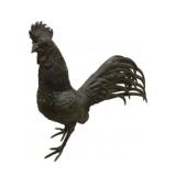 Bronze Rooster Statue - 21 x 27