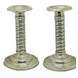 Pair Sterling Silver Candlesticks