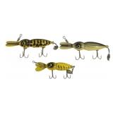 3 Vintage fishing Lures
