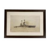 USS North Dakota Framed Photo - 17 x 24