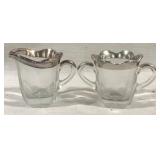 Pair Duncan Canterbury Creamer & Sugar