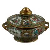 Rose Medallion Small Tureen - 8 x 5 x 6
