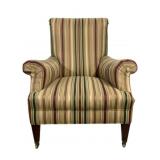 Vintage Chair in Stripe Fabric