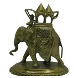Vintage Brass Elephant Figure 4"