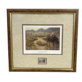 NRA "Too Close for Comfort" Framed Print - Signed