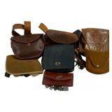Lot of Vintage Leather Bags & More