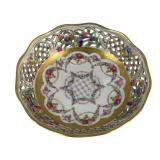 Dresden Bavaria Porcelain Pierced Bowl - 9" Round