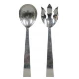 Three Crown Silversmiths Silverplate Salad Set