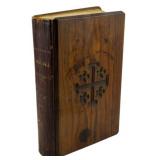 Wooden Cased Bible, Early 20th Century