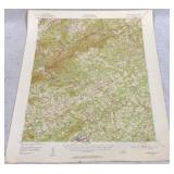 Boones Mill Quadrangle Map - 21 x 17