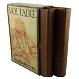 1930 Ed. Voltaire 2 Volume Set with Sleeve
