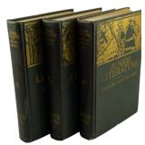 1931 Ed. Junior Literature 3 Volume Set