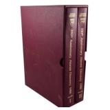 2 Volume Set of 1986 Harvard Directory with Sleeve