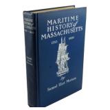 1921 First Ed. Maritime History Massachusetts