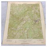 Altavista Quadrangle Map - 21 x 17