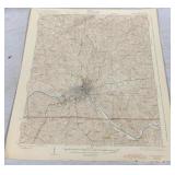 Danville Quadrangle Map - 21 x 17