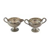 Sterling Weighted Creamer & Sugar Set