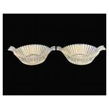 2 Heisey Ridgeleigh Dishes - 5.5' Round