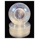 12 Glass Plates - 8' Round