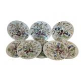 8 Signed 10' Cabinet Plates