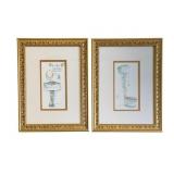 2 Framed Prints - 15 x 11