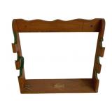 Wood Gun Rack - 22 x 21 x 5