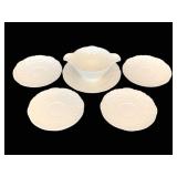 5 pc Rose Point China - 7' Round