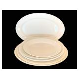 6 Homer Laughlin Platters - 14 x 9