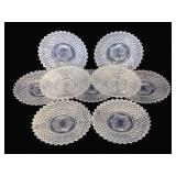 9 Westmoreland English Hobnail 8.5' Plates