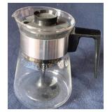 Vintage Pyrex Coffee Pot - 7.5' Tall