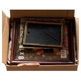 Box of Assorted Picture Frames