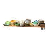 Shelf Lot of Assorted Decor Dishes & More
