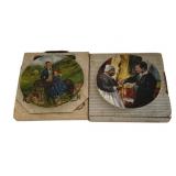 2 Gone with the Wind Plates - 8.5' Round