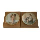 2 Bessie Pease Gutman Plates - 8.5' Round