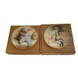 2 Bessie Pease Gutman Plates - 8.5' Round
