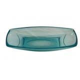 Hazel Atlas Blue Colony Capri Tray - 10.5 x 5