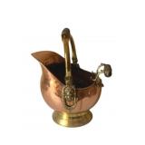 Brass & Copper Coal Bucket