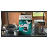 Shelf Lot of Assorted Items - Coffee Maker & More