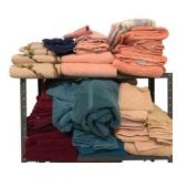 2 Shelves of Assorted Towels (top 2 shelves)