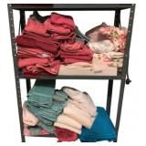 2 Shelves of Assorted Towels & More