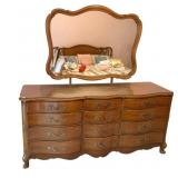 National Furniture Co French Dresser w/ Mirror