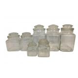 7 Glass Canister Set