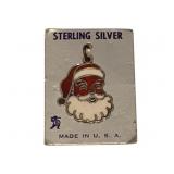 Sterling Silver Santa Pendant