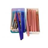 2 Totes of Assorted Taper Candles