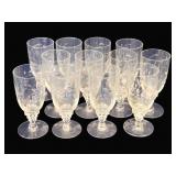 12 Tiffin Parfait Glasses - 5' Tall