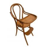 Child's Bentwood High Chair w/ Tray