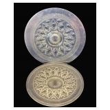 2 Imperial Cape Cod Platters - 16.5', 14.5'