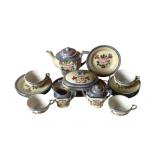 17pc Vintage Minature Tea Set