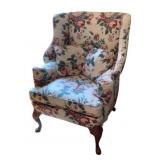 Vintage Floral Arm Chair - 30 x 32 x 41